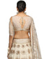 Embroidered Lehenga and Blouse- Ivory