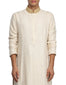 Embroidered Kurta- Ivory