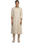 Kurta Set with Resham Embroidery- Taupe