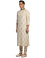 Kurta Set with Resham Embroidery- Taupe