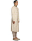Silk Embroidered Sherwani Set- Ivory
