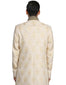 Silk Embroidered Sherwani Set- Ivory