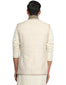 Classic Nehru Jacket with Minimalistic Detailing - Ivory