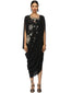 Innovative Drape Dress- Black