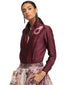 Draped Lehenga with Shirt- Aubergine