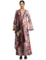 Asymmetric Kurta with Pants and a Stole- Auberginie
