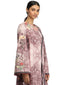 Asymmetric Kurta with Pants and a Stole- Auberginie