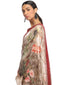 Maheshwari Linen Saree with Blouse- Beige