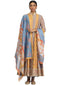 Silk Kurta Set with Mural Print