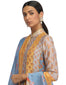 Silk Kurta Set with Mural Print