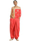 Off-Shoulder T-Shirt- Coral