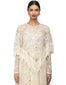 Constellation Embroidered Cape- Ivory