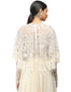 Constellation Embroidered Cape- Ivory