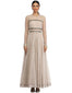Kurta Set with Star Embroidered Dupatta- Oyster Grey