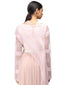 Stardust Foil Print Anarkali Set- Blush