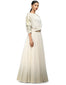 Stardust Foil Print Lehenga- Ivory
