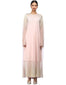 Crinkled Net Long Kurta with Dhoti Pants