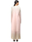 Crinkled Net Long Kurta with Dhoti Pants