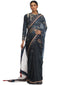 Galaxy Print Saree- Blue