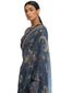 Galaxy Print Saree- Blue