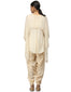 Silk Dhoti Pants- Antique beige