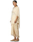 Silk Dhoti Pants- Antique beige