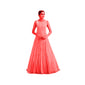 Anarkali Set with Star Embroidered Dupatta- Ivory
